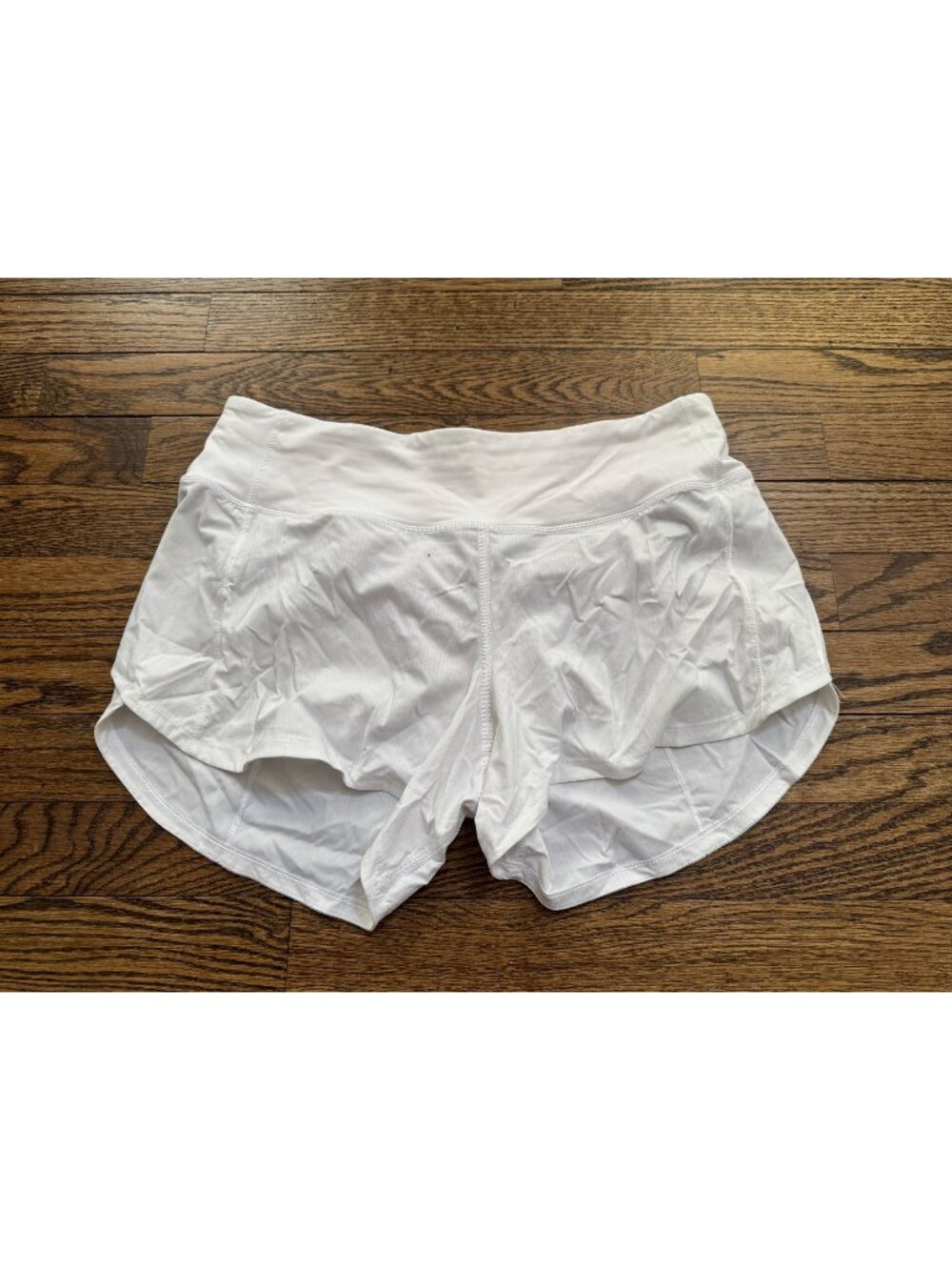 Lululemon Speed Up Short Long *4" Updated Fit White Size 6
